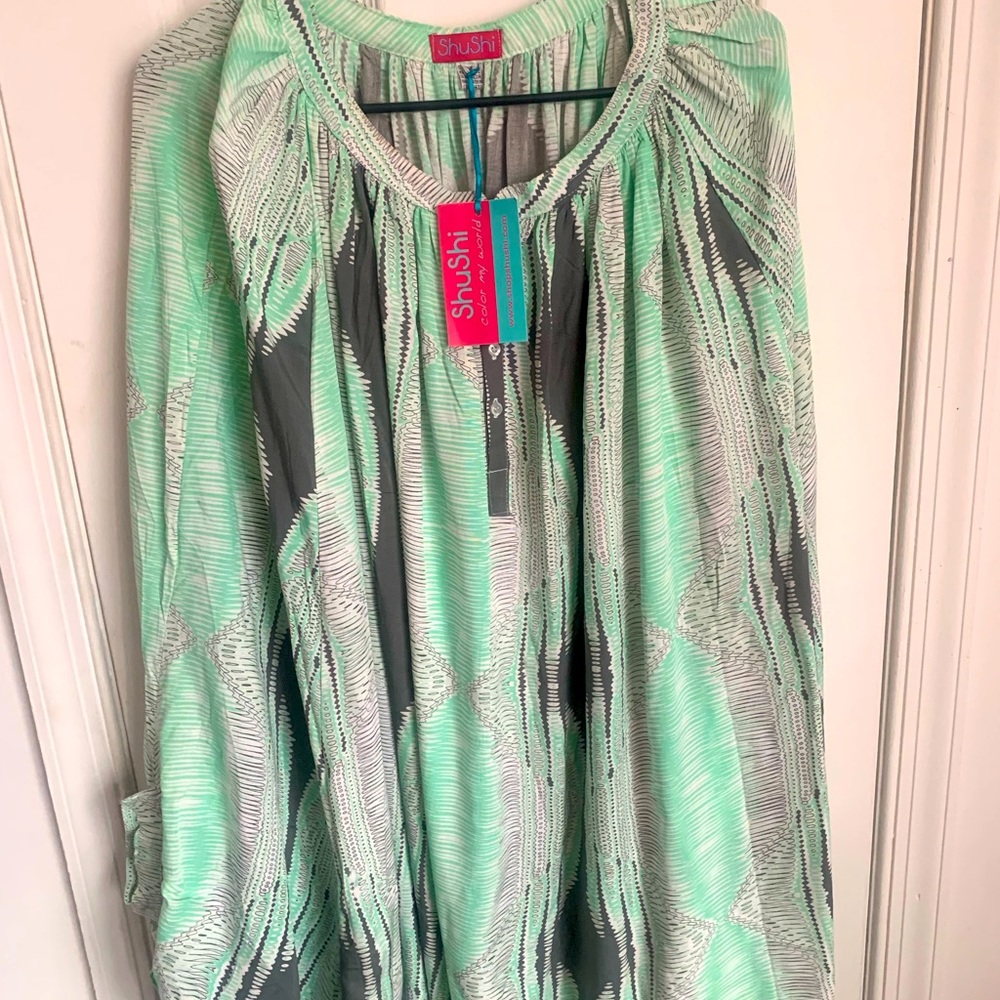 Sea foam Green One Size Top/dress